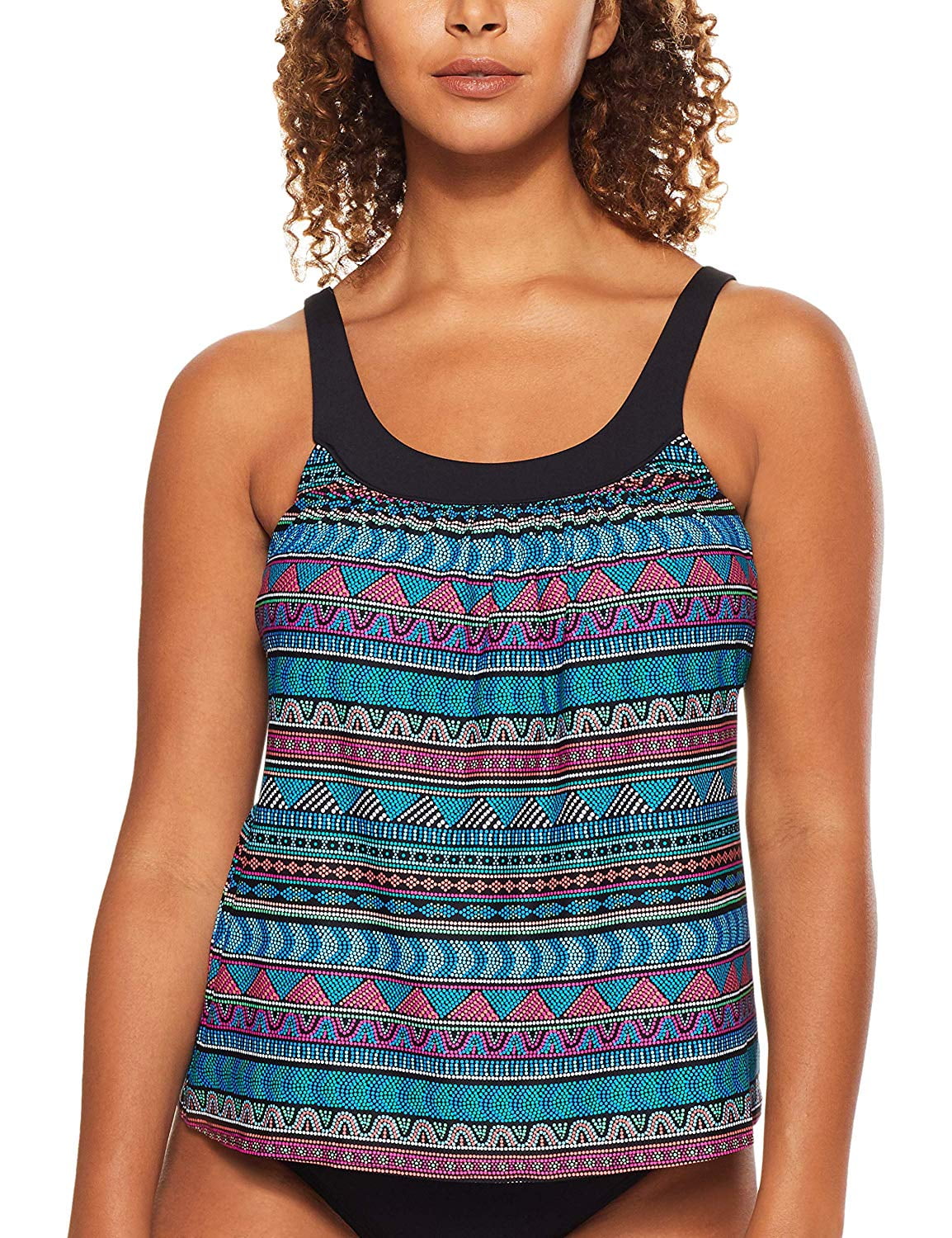 COCO REEF WOMENS BRA SIZED SWIMSUIT TANKINI TOP