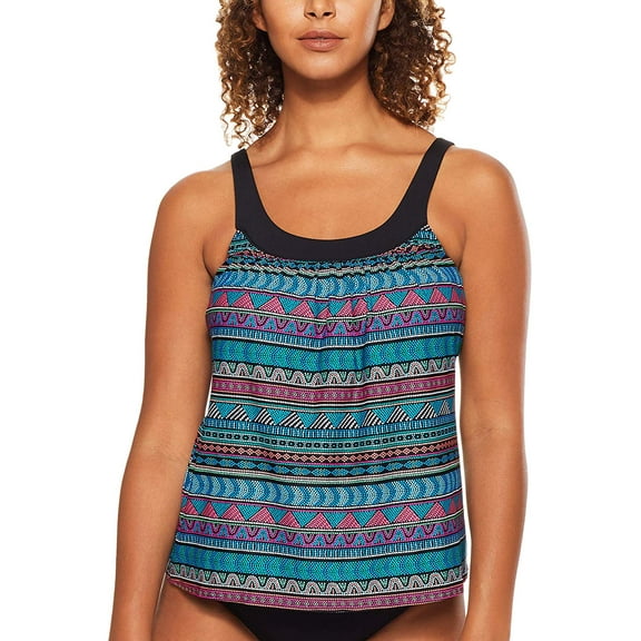 COCO REEF WOMENS BRA SIZED SWIMSUIT TANKINI TOP
