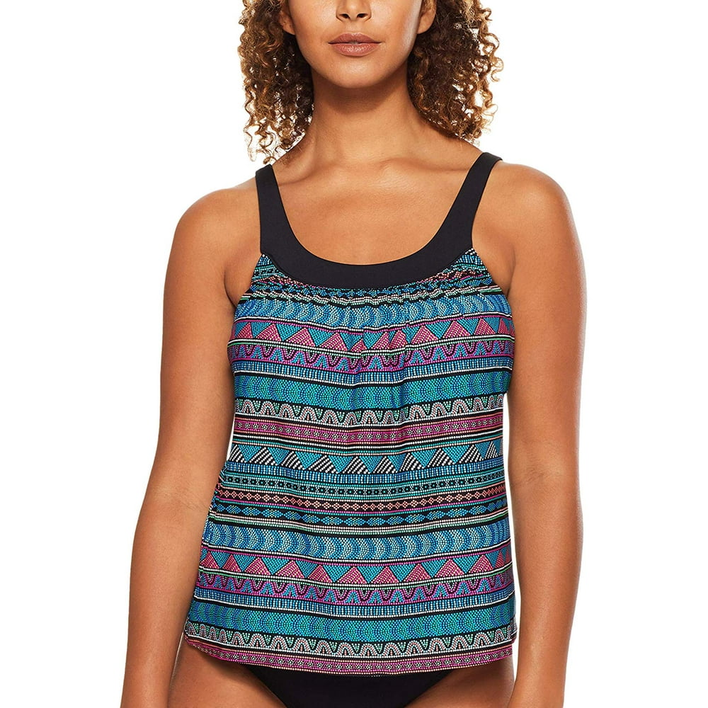 Coco Reef COCO REEF WOMENS BRA SIZED SWIMSUIT TANKINI TOP Walmart