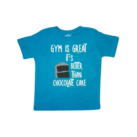 

Inktastic Gym Is Great White Text Gift Toddler Boy or Toddler Girl T-Shirt