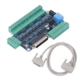thumbnail image 2 of 5 Axes Stepper Motor Controller Board, Strong Heat Dissipation Flexible Filtering CNC Breakout Board 12-60V DC with LED Indicator for Distribution, 2 of 7