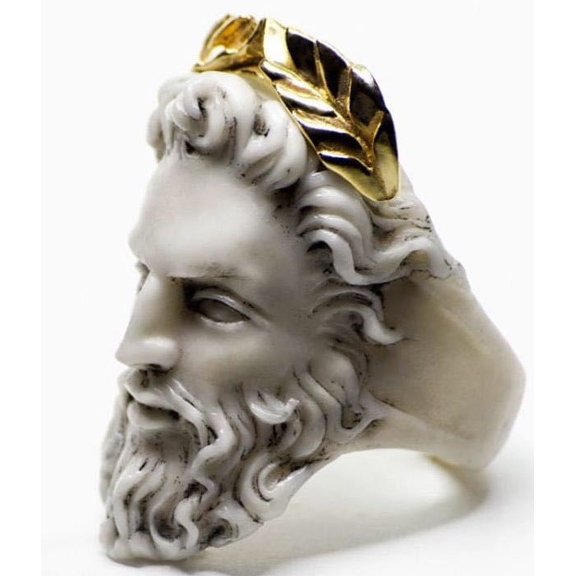 Vintage Jesus Ring, 2mm Zinc Alloy Metal Ring, Religious Jewelry for Men and Women