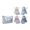 Blue, variant on TanGnanna Patchwork Fairy Doll Making Kit DIY Sewing Kit for Adults and Beginners 4 Winged Elf Cloth Dolls Craft Set Pre-Cut Fabric and Supplies Fairy Garden Gift for Sewing Lovers and Home Decor