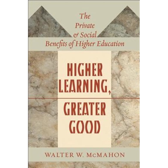 Pre-Owned Higher Learning, Greater Good : The Private and Social Benefits of Higher Education