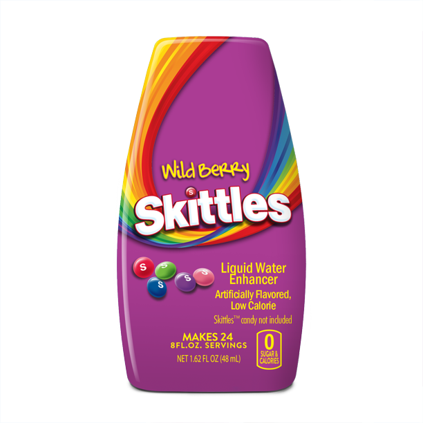 Skittles Sugar Free Wild Berry Liquid Water Enhancer Mix, 1.62 fl oz