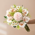thumbnail image 6 of Faux Peony Flowers Bouquet for Home Decoration Wedding Centerpiece Valentine Gift Artificial Silk Flowers Arrangement, 6 of 6