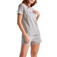 thumbnail image 3 of Champion Women's Short Sleeve Tee and Sleep Short Set, 2pc, 3 of 7