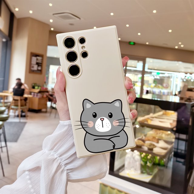 Mantenga su iPhone seguro y a la moda con una funda para teléfono elegante y minimalista con estampado de dibujos animados