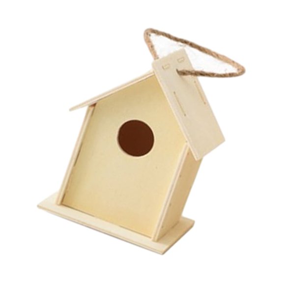 Alimentador de pájaros Bearachild de madera con caja de comida Tipo 4