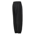 thumbnail image 5 of QSXADF Men's Casual Jogger Pants Loose Drawstring Pants Tapered Ankle Length Joggers Ice Silk Drawstring Elastic Waist Summer Light Mens Casual Trousers, 5 of 5