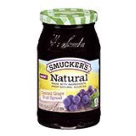 Smuckers Natural Concord Grape Fruit Spread, 17.25 Oz