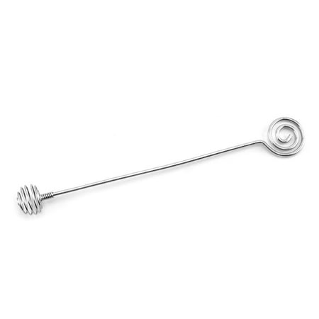 

EVEXPLO Spoon For Honey Jar Dispense Stainless Steel Honey Dipper Wand Stick Round for H