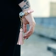 thumbnail image 4 of Naierhg Wristlet Keychain Drop Resistant Tassel Silicone Portable Bracelet Key Holder for Women, 4 of 8