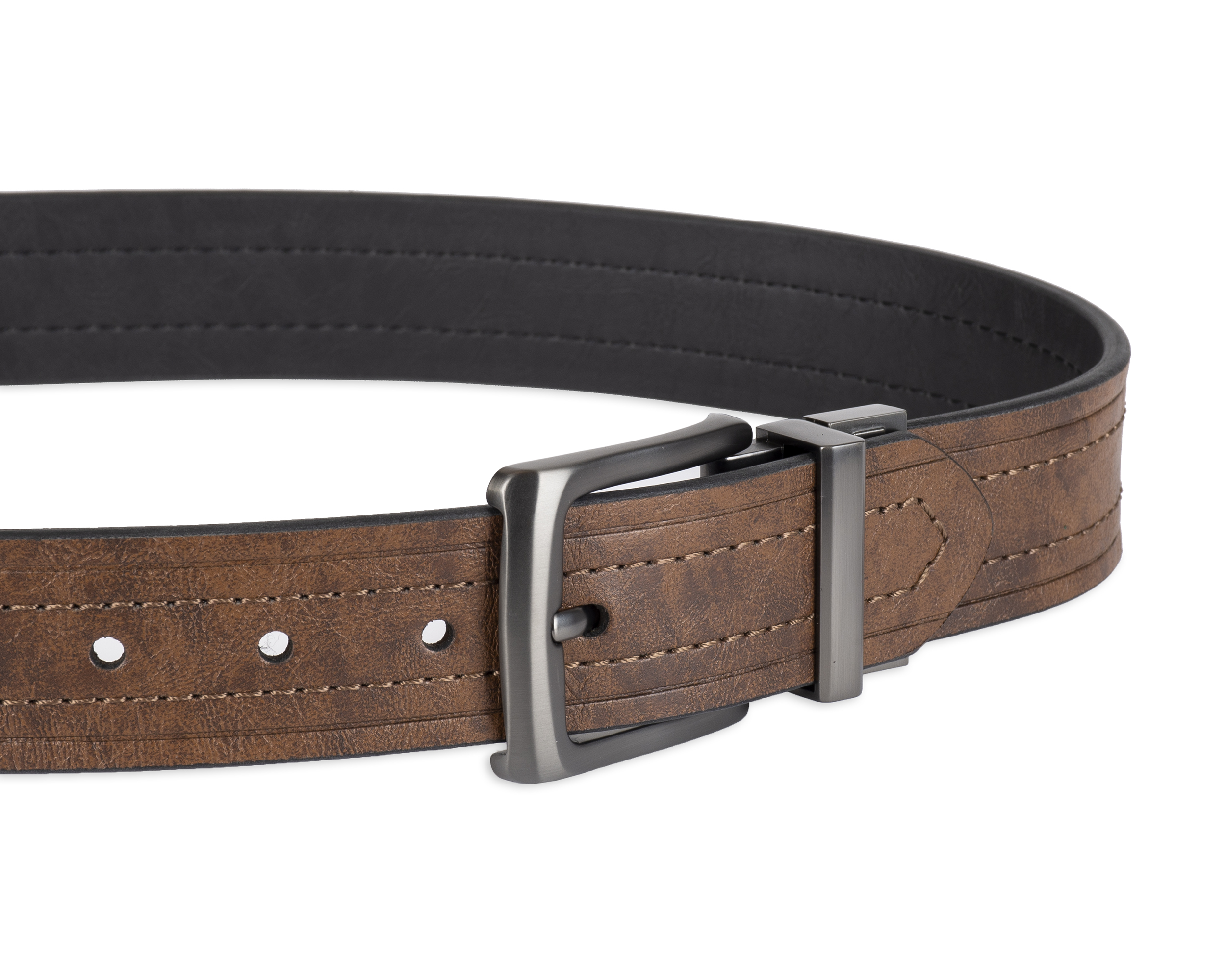 Levi's Men's Two-in-One Reversible Casual Belt, Brown/Black - image 4 of 8