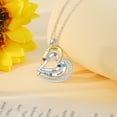 thumbnail image 5 of Mementos Personalized  Brass Family Necklace for Women (Mother) with 5 Birthstones and Names, 5 of 5