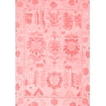 thumbnail image 1 of Ahgly Company Machine Washable Indoor Rectangle Oriental Red Traditional Area Rugs, 8' x 10', 1 of 4