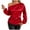 Red---clothes teen, variant on Aboser Womens Off Shoulder Shirts Trendy Silky Satin Shirt Ruched Long Sleeve Blouses Dressy Casual Party Club Blouse Loose Fits Semi Formal Tops Black S
