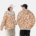 thumbnail image 6 of Sigee Corgi Animal Print UPF50+ Men's Sun Protection Hoodie Shirt SPF UV Shirt Long Sleeve Fishing Outdoor Lightweight, S-3XL, 6 of 9