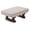 Walnut-Gray, variant on Bevtee Small Foot Stool, Fabric Ottoman Footstool with Wooden Legs, Footrest Stools with Padded Foam Seat, Dark Gray