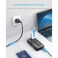 thumbnail image 3 of BESTEK Power Adapter 250W, 220V to 110V Step Down Voltage Converter with 4 USB 3 AC Outlets 7 Travel Plug Adapter EU/US/AU/IT/UK/in/South Africa Plug Adapter(Black), 3 of 7