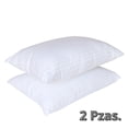 thumbnail image 2 of Almohadas Hoteleras Premium - Relleno Microgel - Firmeza Media - Fundas Rayada Satinada - 100% Algodón - Pillow - Alta Caldiad - Color Blanco (2, Estándar), 2 of 6
