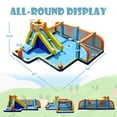 thumbnail image 3 of Costway Giant Soccer-Themed Inflatable Water Slide Bouncer with Splash Pool Without Blower for Toddler, Bouncy Water Park, 3 of 8