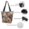 thumbnail image 6 of Fotbe Rustic Tile Pattern Pattern Beach Tote,Shoulder Handbag,Spacious Tote Bag,Lightweight Travel Bag,Versatile Shopping Bag, 6 of 9