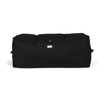Covermates Keepsakes - Storage Cinch Bag - Heavy Duty Polyester - Reinforced Handles - Closet Storage, Black