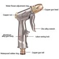 thumbnail image 3 of High Pressure Car Wash Gun, Garden Spray Gun, Garden Handheld Shower, Garden Discharge Hose Nozzle Kit with Brass Nozzle for Car Wash, Garden Watering, Short Garden Spray Gun, 3 of 5