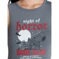 thumbnail image 4 of Peanuts Women's and Women's Plus Size Snoopy Horror Book Club Sleep Tank Top, Sizes XS-3X, 4 of 5