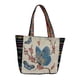 thumbnail image 5 of Bolso de hombro de lona jinwen Bolso de viaje de moda con cremallera informal flor de mariposa, 5 of 8