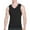 Black, variant on IYYVV Ice Silk Tank Top Men, Summer Sleeveless V Neck Underwear Fashion Casual Muscle Seamless Mulberry Undershirt White XL