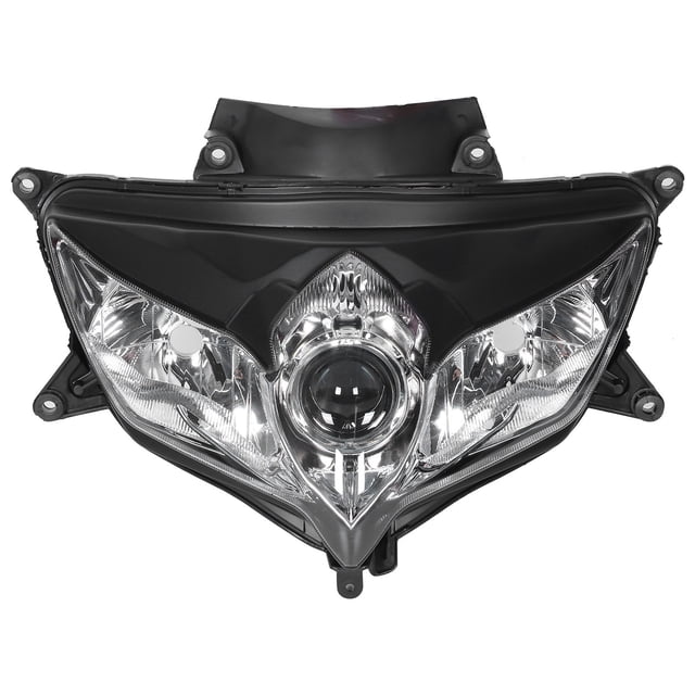 Conjunto de cubierta de lente de faro de motocicleta compatible con Suzuki GSXR600 GSXR750 K8 2008-2010