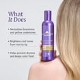 thumbnail image 3 of LA PUISSANCE Silver Toning Purple Shampoo - Purple Shampoo for Blonde Hair & Gray or white Hair - Neutralizes Brassiness, Adds Shine, Hydrates & Softens - Paraben-Free, For Home and Salon Use, 3 of 5