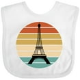 thumbnail image 3 of Inktastic Paris Eiffel Tower Retro Sunset Boys or Girls Baby Bib, 3 of 4