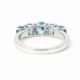 thumbnail image 5 of Natural Blue Paraiba Apatite Five Stone Ring, 5 of 9