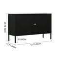 thumbnail image 6 of Metal Accent Storage Cabinet for Bed Room,Living Room,Home,Hotel,Office,Garage,2-Tier, Removable Shelf, 6 of 7