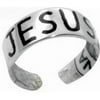 Toe Ring-Enameled Jesus Hearts--Adjustable