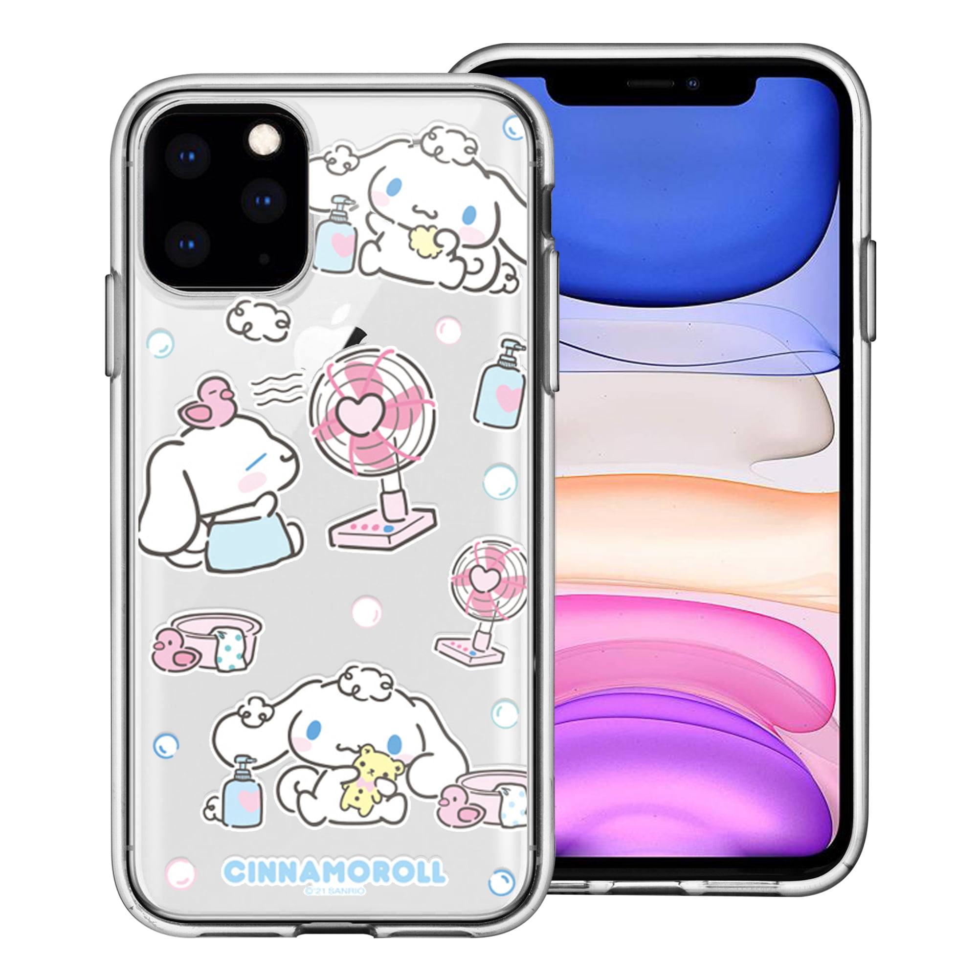 iPhone 13 mini Case (5.4inch) Sanrio Cute Clear Soft Jelly Cover - Bath ...