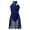 Navy_Blue, variant on TSSOE Women Adults Sleeveless Mesh Lyrical Leotard Dance Dress Modern Contemporary Cross Back Halter Navy_Blue L