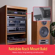 Pyle 5 Channel Rack Mount Bluetooth Receiver, Home Theater Amp, Speaker Amplifier, 200-Watt (Black)