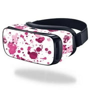 MightySkins SAGEVR-Pink Drops Skin for Samsung Gear VR Original Wrap Cover Sticker - Pink Drops