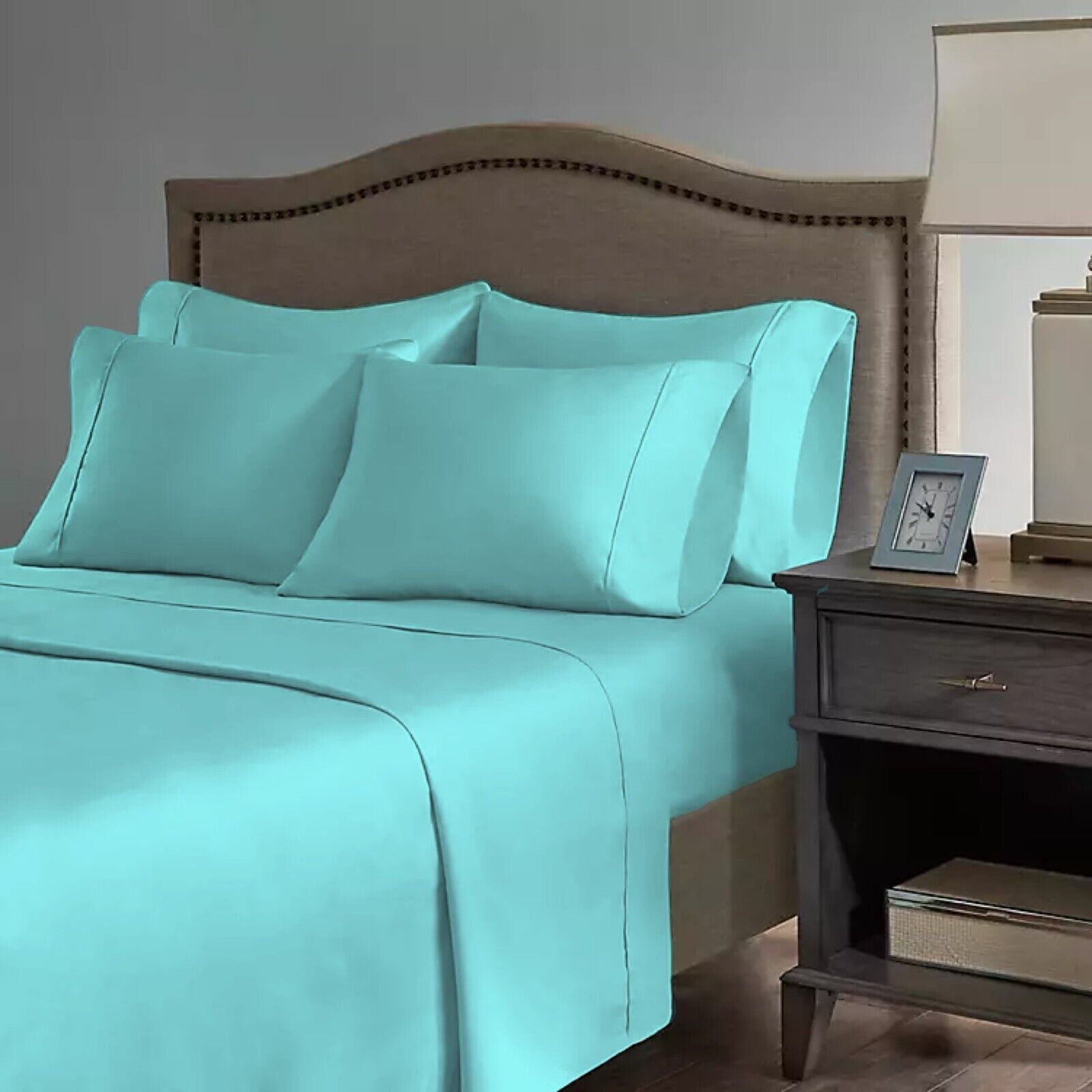 6 Piece Premium Bamboo Sheet Set, Deep Pockets, 50 Colors, 2200 Count, Soft
