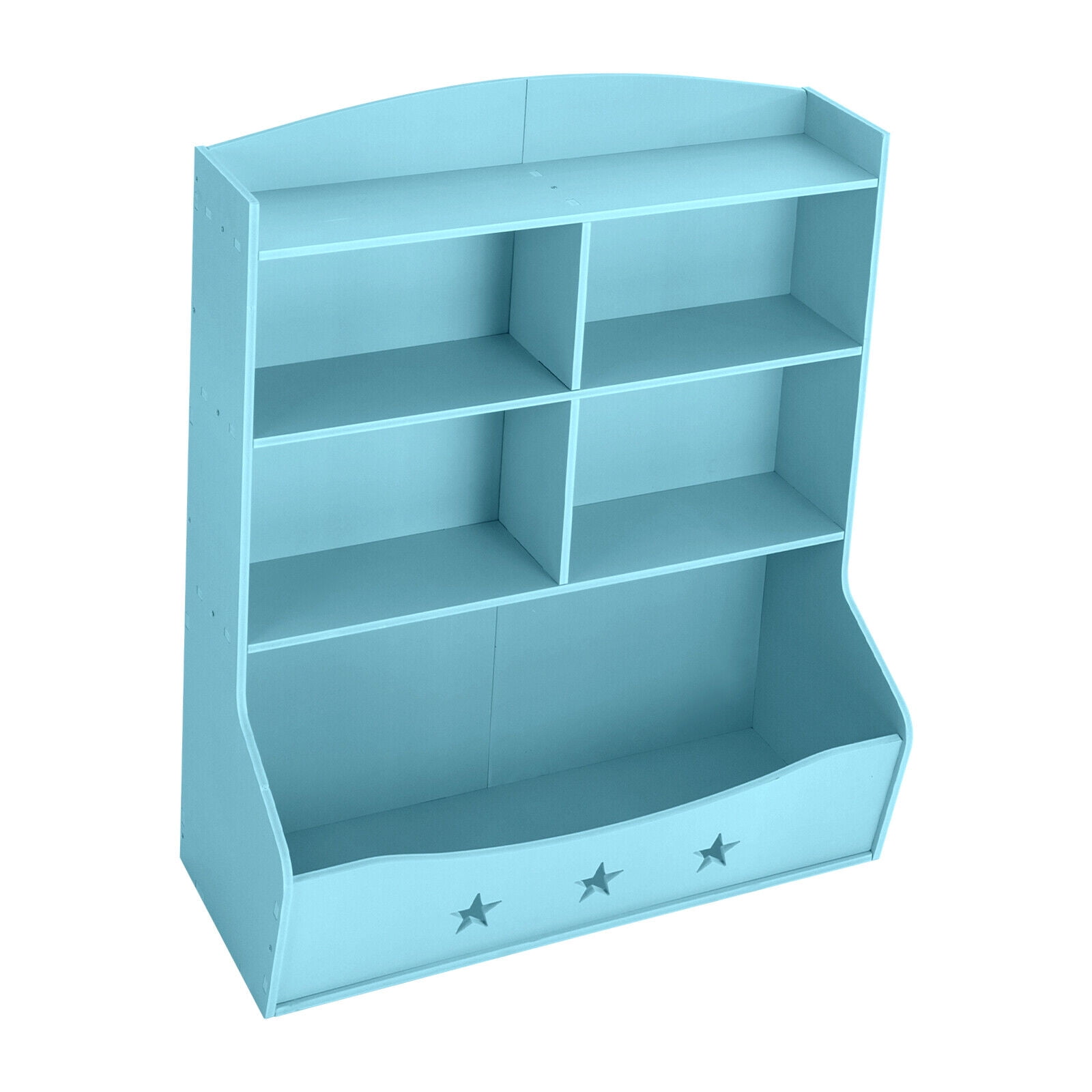 Kids Bin Toy Storage Box Bookcase Organizer Shelf Playroom Bookshelves Blue 30.12*13.39*36.61in