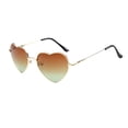 thumbnail image 2 of VLOOCKLW Heart Shaped Rimless Sunglasses UV Protection Fashion Shades for Daily Wear, Parties, Vacations & Gifts, 2 of 2