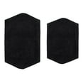 thumbnail image 5 of Home Weavers Waterford Collection 100% Cotton Non-Slip Bathroom Rug Set Machine Washable Bathroom Rug-17"x24", Bath Rug- 21"x34", Black Color 2 Piece Bath Rug set, 5 of 8