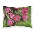 thumbnail image 1 of Carolines Treasures APH5048PILLOWCASE Pink Tulips Fabric Standard Pillowcase, 1 of 2