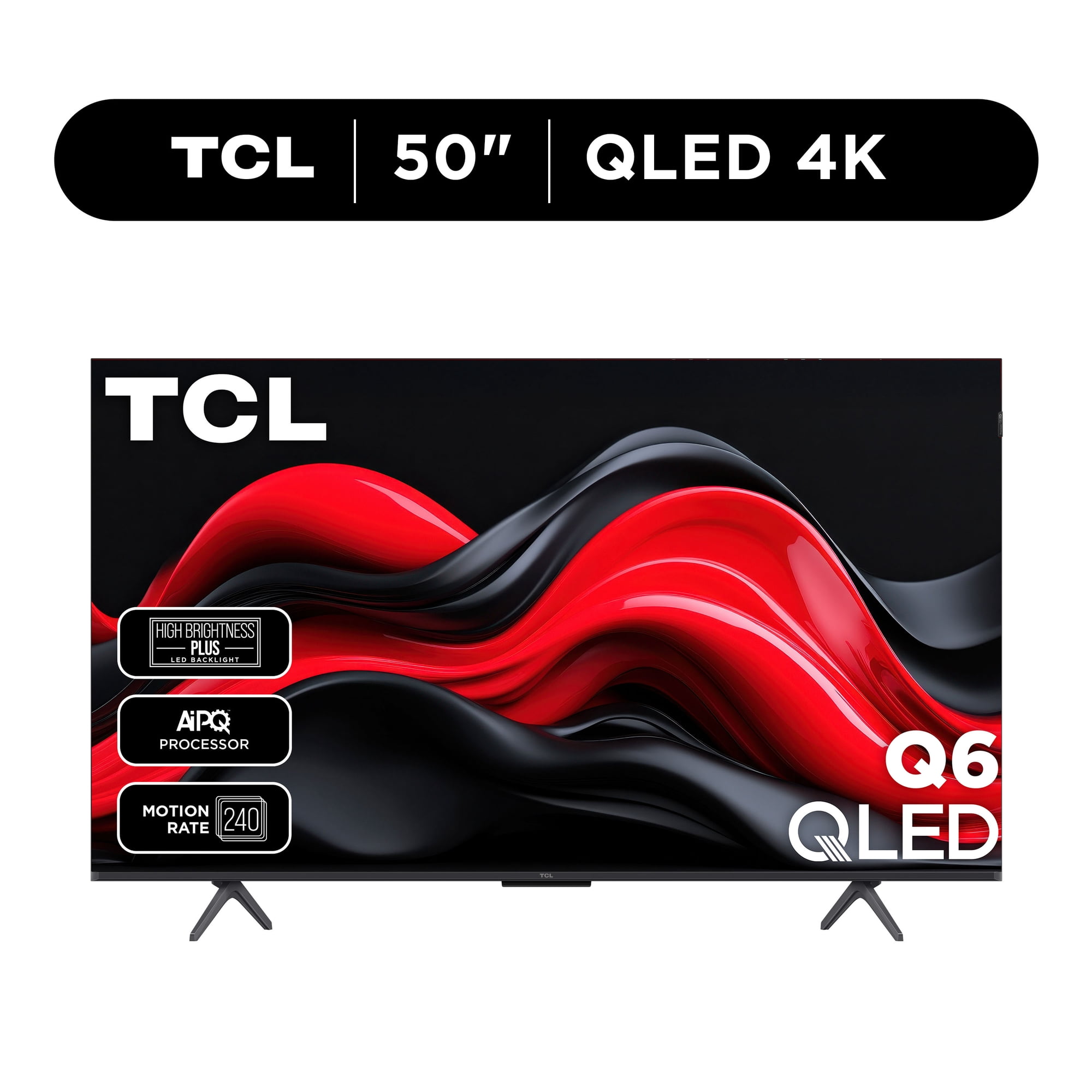 TCL 50" Class Q6 Series QLED 4K UHD HDR Smart Google TV (New 2024) - 50Q651G