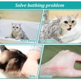 thumbnail image 5 of Breathable Mesh Shower Bag - Anti Scratch Adjustable Grooming for Nail Trimming, Bathing - Polyester Soft Cat Washing, 5 of 7