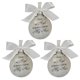 thumbnail image 5 of Ounissouiy Decoración bola plástico pluma colgante conmemorativo adorno bola árbol de Navidad colgante, tía tía 3piezas, 5 of 6